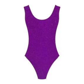 1980s Leotard - Purple