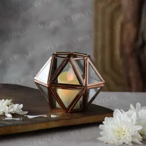 Alluring Glass T-Light Holder