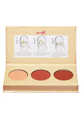 Barry M Chisel Cheeks Contour Kit Light/Medium