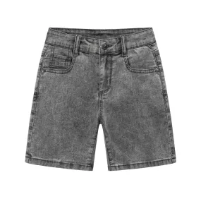 Boys Acid Wash Denim Shorts