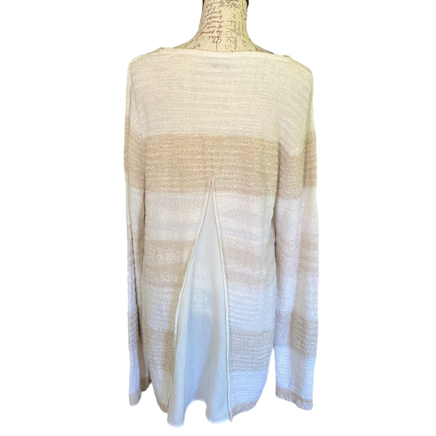 Calvin Klein Cotton Oversized Textured Knit Sweater Size XXL