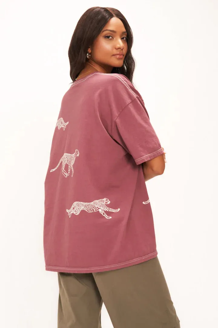 CHEETAHS OVERSIZED TEE