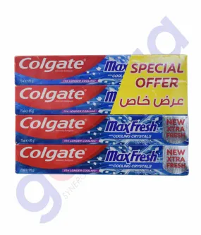 COLGATE MAX FRESH COOL MINT 4X75ML SPECIAL OFFER