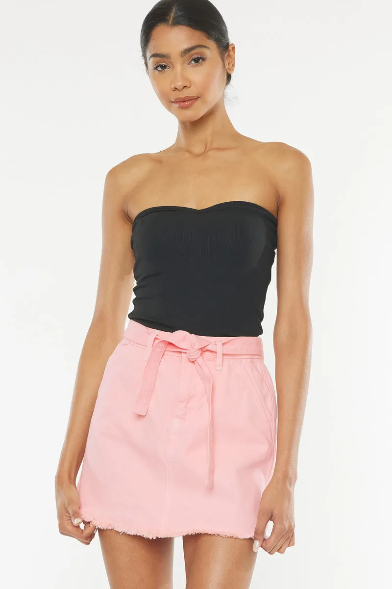 Eleanor Belted Mini Skirt