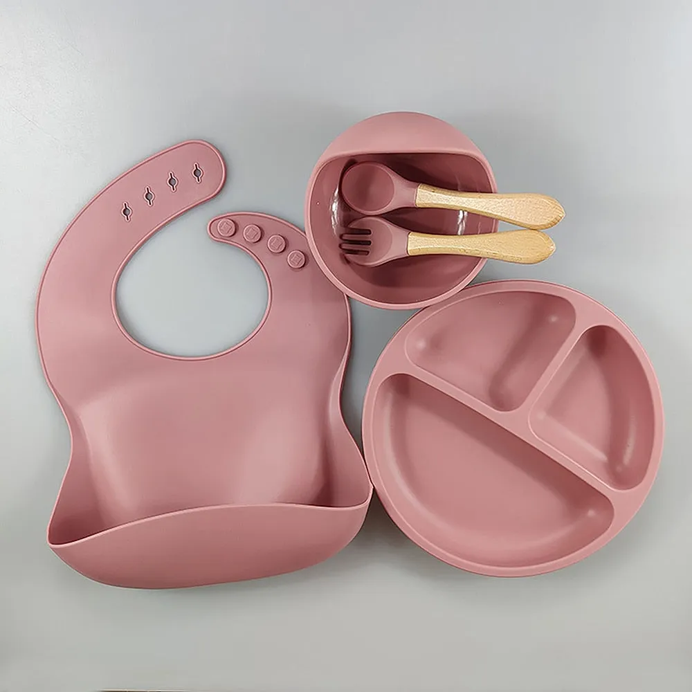 'Food catcher' Bib and plate Set