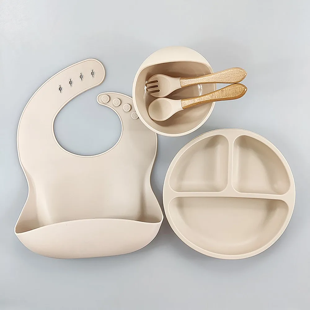 'Food catcher' Bib and plate Set