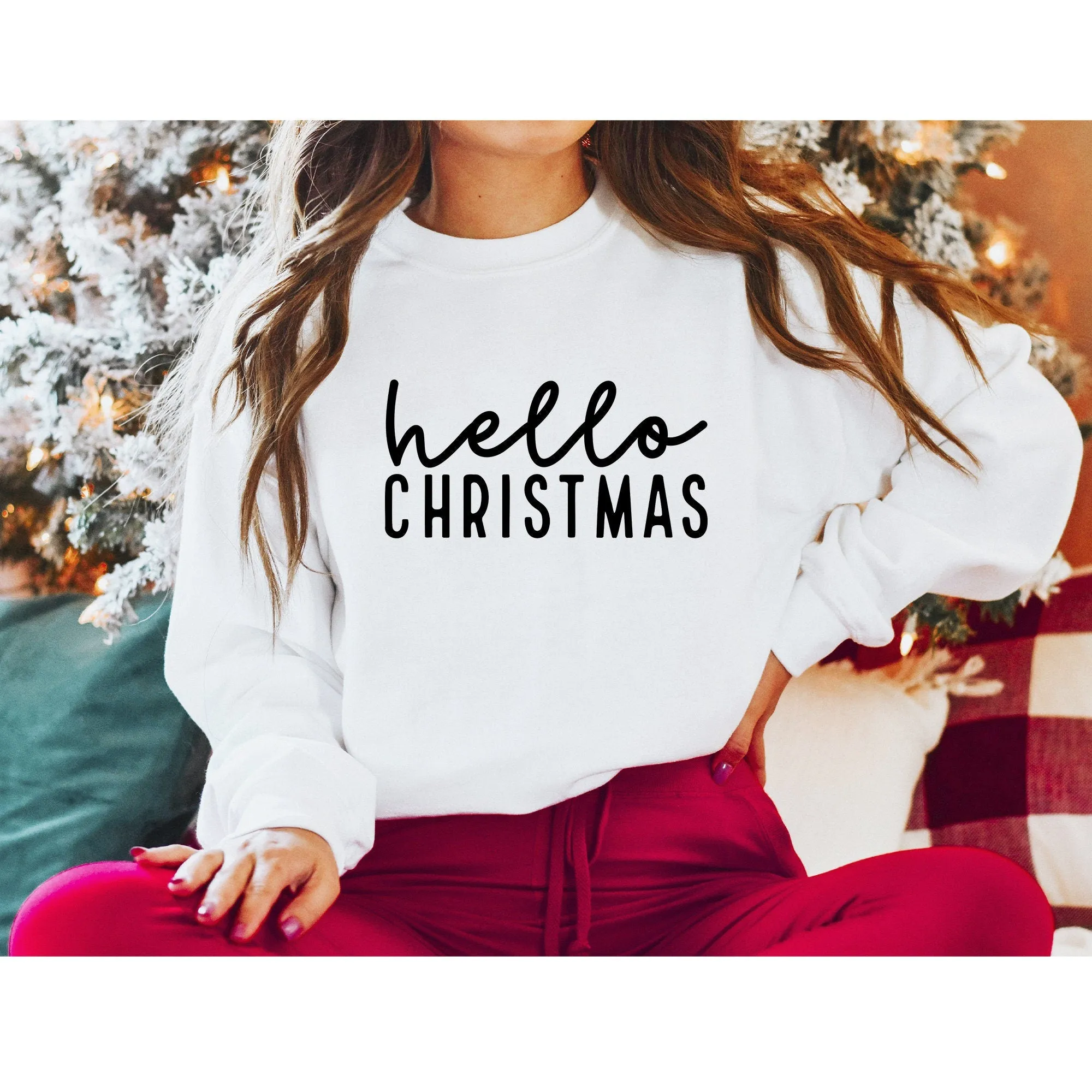 Hello Christmas Sweatshirt