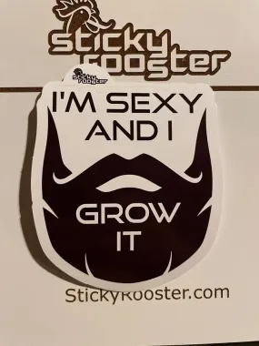 I’m sexy and I grow it sticker