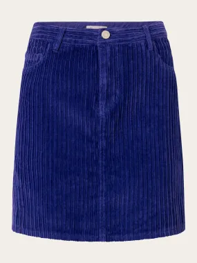 Irregular corduroy skirt - Deep Purple