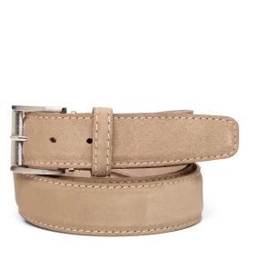 LEN Belt Italian Suede Fawn STK