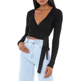 Mink Pink Phrada Wrap Top