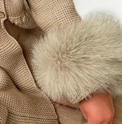 Fluffy Pangasa Faux Fur Cuffs for Enhanced Style