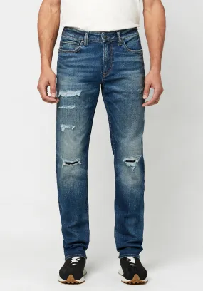 Repaired Relaxed Tapered Ben Men's Jeans - BM22765