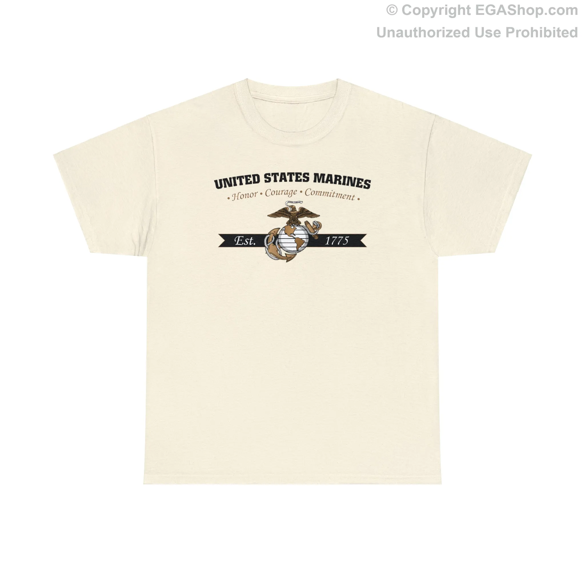 T-Shirt: Honor, Courage, Commitment (Color Choices)