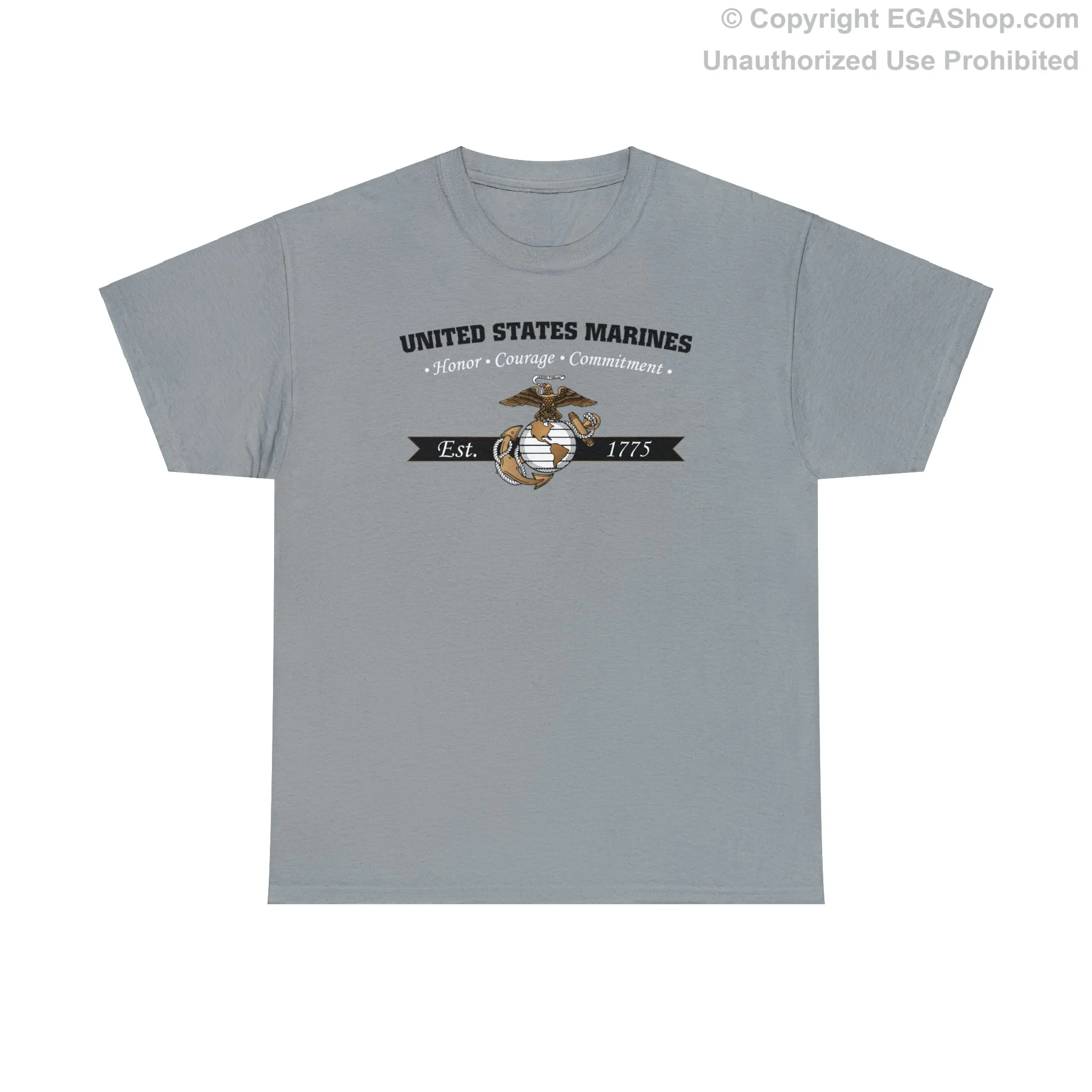 T-Shirt: Honor, Courage, Commitment (Color Choices)