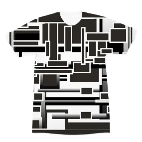 the play between black and white Premium Sublimation Adult T-Shirt