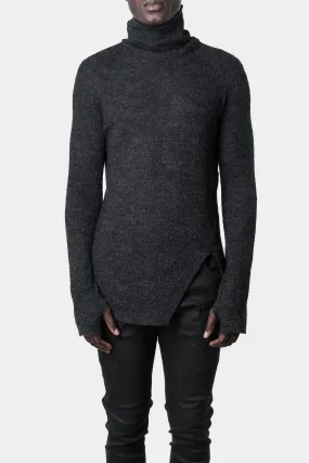 Turtleneck knit sweater